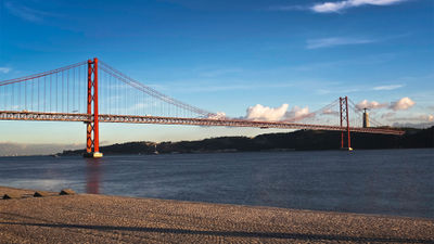 Ponte 25 de Abril in the Belem district of Lisbon. The capital of Portugal is wooing visitors this fall with a host of luxury experiences curated by its tourism board, Turismo de Lisboa.