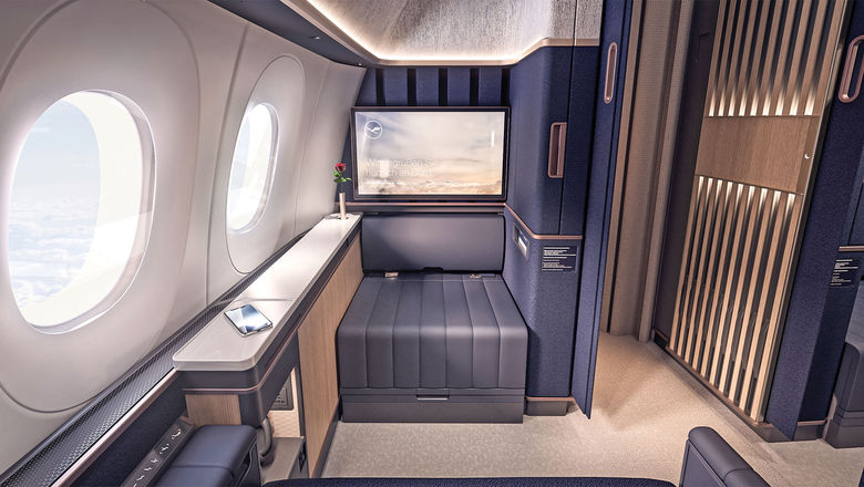 Allegris-configured A350 planes will have first-class suites with seats that measure nearly a meter in width.