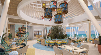 A rendering of the revamped Hispaniola restaurant at the Club Med Punta Cana.