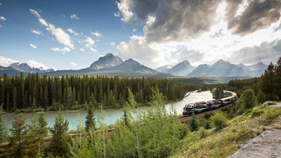 Cunard is offering Rocky Mountaineer train tours between Vancouver and Calgary.