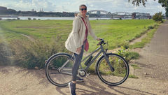 Since no one else showed up for the excursion, Brittany Crusciel was treated to a private bike tour of Cologne.