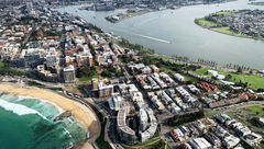 Hunter Valley Helicopters offered a bird's eye view of Newcastle.