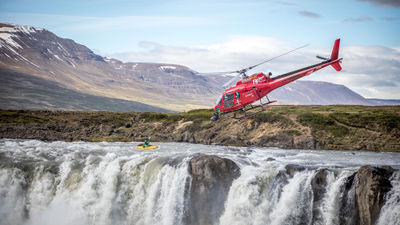 Legendary Iceland is one of three scenic flight films guests can choose from when riding FlyOver Las Vegas