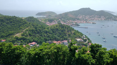 View of the Bay of Les Saints from Fort Napoleon on Basse-Terre.