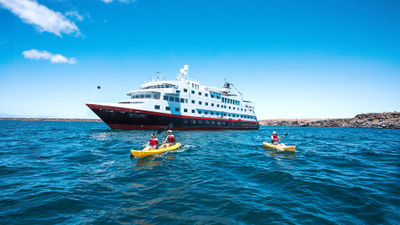 Hurtigruten Expeditions' MS Santa Cruz II. Hurtigruten is rolling out what it said is its most extensive promotion to date, with benefits for clients and a free cruise for advisors.