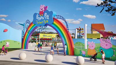 A Peppa Pig Theme Park is coming to North Richland Hills, Texas, in 2024. It's the second of its kind. The first, pictured here, is in Florida.