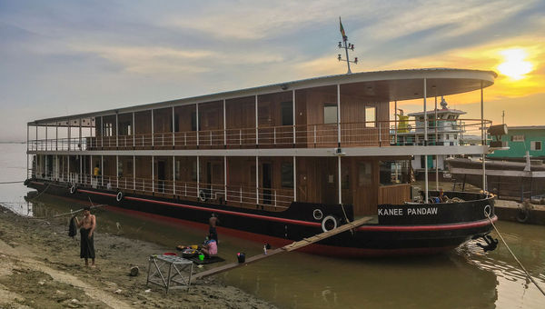Pandaw offers short cruises on the Ganges River in India and the Mekong River in Vietnam. Pictured, the Kanee Pandaw.