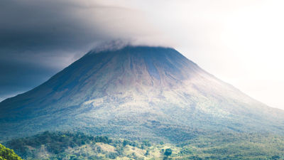 Smithsonian Journeys' Costa Rica Treetops and Trails tour, which debuts in 2024, explores the country's tropical forests and visits the Arenal Volcano, pictured here.