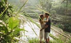 A couple in Bali.
